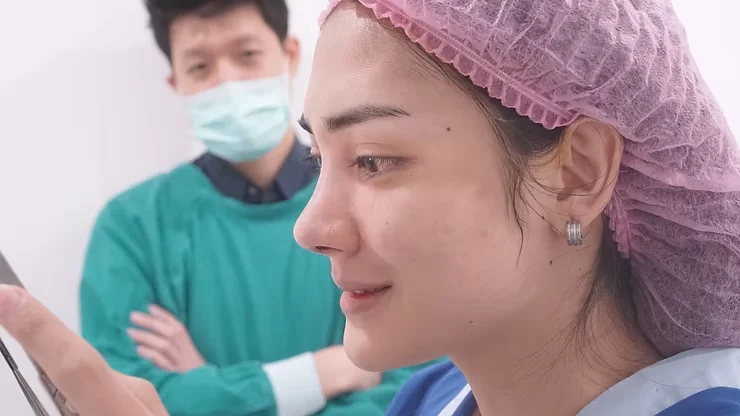 ก่อนเสริมจมูก 01
